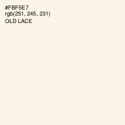 #FBF5E7 - Old Lace Color Image